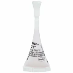 LOCTITE 271 is a red, oil-tolerant threadlocker formulated for permanent locking and sealing of threaded fasteners. Supplied in a 0.02 fl oz capsule, it is used in industrial maintenance and assembly applications where high-strength retention is required, such as on studs, bolts, and screws subject to vibration.
