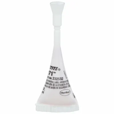 LOCTITE 271 High-Strength Threadlocker, Red, Oil Tolerant, 0.02 fl oz Capsule - High-Strength Threadlockers (Red)