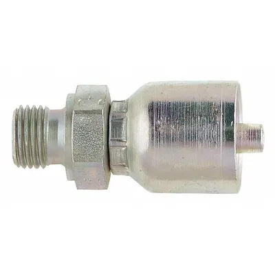 PARKER 1D943-12-12 Straight Crimp Hydraulic Hose Fitting - Parker Crimp Hydraulic Hose Fittings with BSPP Connection
