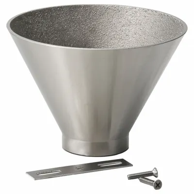 JAY R. SMITH MFG. CO Funnel Assembly: 6 in Overall Wd, 4 1/4 in Overall Ht, Cast Bronze - Funnel Converting Assemblies for Floor Drains