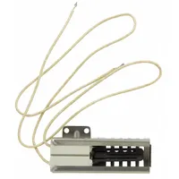 OEM replacement ignitor for Frigidaire gas ovens. Ignites the gas burner during bake or broil cycles. Compatible with select Frigidaire oven models