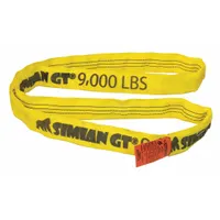 STREN-FLEX SIMIAN GT Round Sling: Type 5, Polyester, Nylon, 3 ft Sling Lg, 1 3/32 in Body Dia (MPN SFERSST3-03)