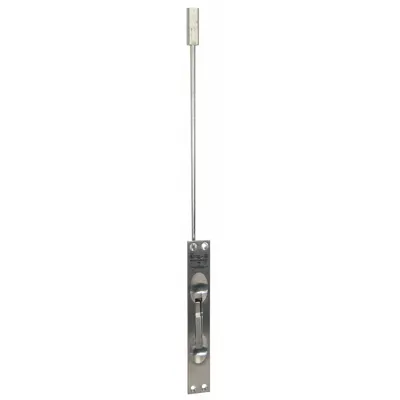 IVES FB458-12 US26D Flush Bolt, 6-3/4 in H, 1 in W, 1-1/8 in L - Door Bolts