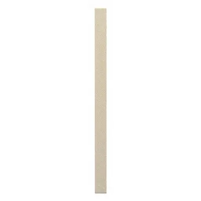 ASI GLOBAL PARTITIONS Partition Column: Plastic Polymer, Pebble, Cream, 82 in Ht, 5 in Wd - Pilasters for Bathroom Partitions