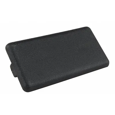 80/20 End Cap: 20 Series, Metric, 40 mm x 3 mm x 20 mm, Black, Nylon, Dust Cover - End Caps