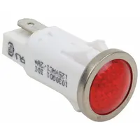 This indicator light is a replacement component for Vulcan Hart ovens. It provides visual status indication for heating elements or operational modes in commercial cooking equipment