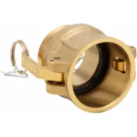 Cam and Groove Coupling: 1 in Coupling Size, 1 in Hose Fitting Size, 1 in -11-1/2 Thread Size, MNPT (MPN G100-B-BR)