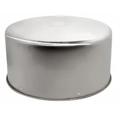 Drip cover for motors in HVACR and industrial equipment. Protects fan and blower motors from moisture, dust, and debris. Used in commercial HVAC systems, refrigeration units, and ventilation applications.
