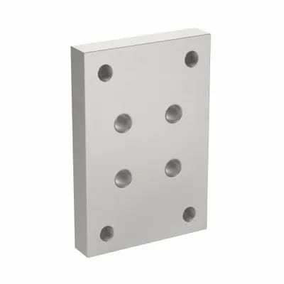 80/20 25 Series Flange Mount Caster Base Plate - Base Plates for Plate Casters
