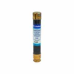 The LITTELFUSE FLSR030 is a Class RK5 time-delay cylindrical fuse rated at 30 A, 600 V AC and 300 V DC. It is part of the FLSR series and features a non-indicating design. This fuse is used for branch-circuit protection of motors, transformers, and other inductive loads in industrial control panels, HVAC equipment, and distribution systems.