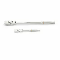 GEARWRENCH Hand Ratchet Set: Pear, Reversible, 7 in_13 1/2 in Overall Lg, 3° Min Arc Swing (MPN 81380)