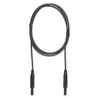 Modular test lead with a straight shrouded plug and 18 AWG wire, 5 ft length. Designed for connecting multimeters, oscilloscopes, and other test instruments to circuits for voltage, current, and resistance measurements. Suitable for use in laboratory, industrial, and field-service testing environments