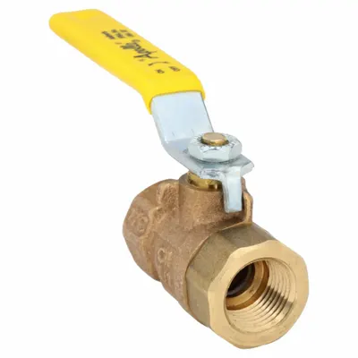 APOLLO Manual Two-Way Ball Valve: 1/2 in, Bronze, Straight, FNPT x FNPT - Bronze Ball Valves