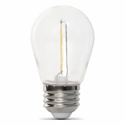 FEIT ELECTRIC Compact LED Bulb: Medium Screw (E26), LED, (S) Sign, S14, 1 W Watt, 2200K - Medium Screw Base (E26) Lamps