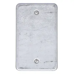 Gray iron weatherproof cover for FS series boxes. Single-gang design with 4 9/16 in overall height. Mounts horizontally or vertically. Suitable for protecting electrical connections in outdoor or damp locations.