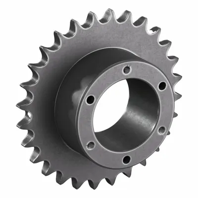 TRITAN Sprocket: For 60 Chain, 28 Teeth, 6.699 in Pitch Dia, 7.11 in Outside Dia - Size 60 Bushed-Bore Roller Chain Sprockets