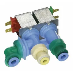 Genuine OEM replacement valve for refrigerators and freezers. Controls water or refrigerant flow to support cooling and ice/water dispensing functions.