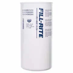 Steel-bodied canister-style replacement fuel filter with Hydroglass media. Rated at 10 micron for water and particulate removal. Maximum flow rate of 40 gpm. Suitable for use in fuel dispensing systems and transfer pumps.