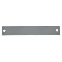 This steel filler plate is used to seal unused cutouts in electrical enclosures, junction boxes, or control panels. It helps maintain enclosure integrity and prevents dust ingress