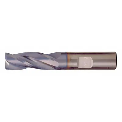 CLEVELAND Corner Radius End Mill: Carbide, TiAlN Coated, 3 Flute, 9/32" Mill Dia - General Purpose Carbide Corner-Radius End Mills