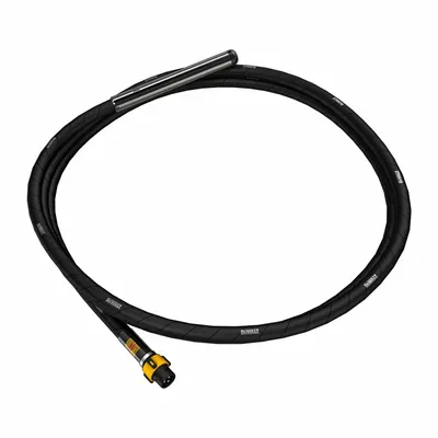 DEWALT Vibrator Head: DCPS310/DCPS320, 21 ft Overall Lg, 1 3/4 in Overall Wd, Quick-Connect - Replacement Shafts for Concrete Vibrators