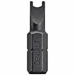 Spanner security bit with #14 industry size and 1-inch overall length. Features a hex shank for use with impact drivers. Sold in a 50-pack. Suitable for fastening and loosening spanner-head fasteners in tamper-resistant applications.