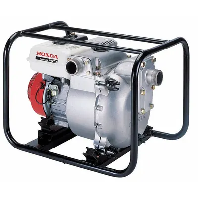HONDA Engine Driven Pump: 4 4/5 hp, 2 in MNPT, 2 in MNPT, 162 gpm Flow Rate @ 20 Ft. of Head - Engine-Driven Trash Pumps