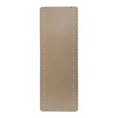 EQUIPTO Shelf: 36 in Overall Wd, 18 in Overall Dp, Solid Shelf, 18 ga, Gray - Solid Steel Shelves for Standard Metal Shelving