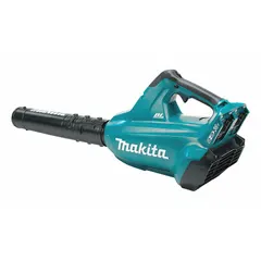Battery-powered handheld blower with a maximum air flow of 473 cfm and a maximum air speed of 120 mph. Suitable for clearing leaves, grass clippings, and light debris from lawns, driveways, and worksites.