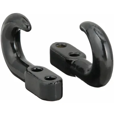BUYERS PRODUCTS Tow Hook: Black, Carbon Steel - Tow & Recovery Hooks