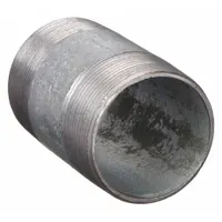 Pipe Nipple: 1 1/4 in Nominal Pipe Size, 5 1/2 in Lg, Schedule 40, Galvanized Steel, Welded (MPN 0331029801)