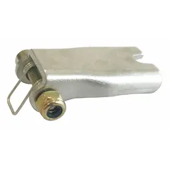 This safety latch assembly is designed for use with Dayton lever chain hoists. It secures the hook opening to help prevent the load from slipping off during lifting operations. Compatible with hoists rated for 1,000 lb capacity.