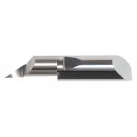 MICRO 100 Quick Change Profiling Tool: 5/16 in Shank Dia., Bright (Uncoated), Right Hand (MPN QPF-2301100)