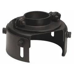 This wheel guard is a dust-removal accessory for angle grinders. It accommodates a maximum wheel diameter of 4 inches. Designed for dust-removal applications, it helps contain debris during grinding operations.