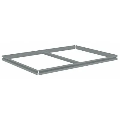 TENNSCO ZBES-4230 Open Deck Shelf Kit for Boltless Shelving, 42 in x 30 in, Gray - Open Deck Shelf Kits for Boltless Shelving