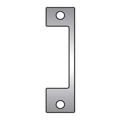 HES NM 630 Electric Strike Faceplate, 1 1/4 in W x 4 7/8 in H, for Series 1006 - Electric Strike Faceplates