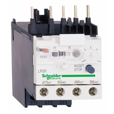 SCHNEIDER Overload Relay: Thermal Protection, 3 Poles, 1NO/1NC - IEC Thermal Overload Relays