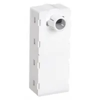 The SENSOR SWITCH FB3 is a white fixture mounting bracket designed for snap-in installation of compatible Acuity Sensor Switch Fixture Mount Sensors. It serves as a lighting control mounting accessory for securing sensors in commercial or industrial lighting fixtures