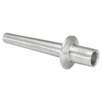 Stainless steel thermowell with sanitary clamp connection for protecting temperature sensors in hygienic processes. Features a 15 in stem length and 13 1/2 in insertion length. Designed for easy installation and cleaning in food, beverage, dairy, and pharmaceutical applications