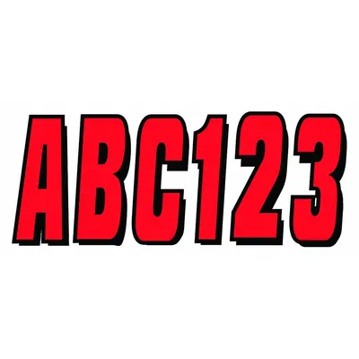 HARDLINE PRODUCTS Boat Registration Letters & Numbers
