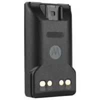 This lithium ion battery is designed for Motorola EVX/VX Series handheld radios. It provides 2300 mAh capacity and features an IP57 rating for dust and water ingress protection. Suitable for use in two-way radio communication systems in various environments