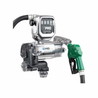 GPI Electric Drum Pump: 35 gpm Max. Flow Rate, 120/240 V AC, 1 hp HP, Pump with Meter, Hose & Nozzle (MPN 172050-06)