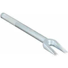 This steel ball joint separator is sized at 15/16 in and designed for separating ball joints in automotive suspension systems on cars and light duty trucks. It facilitates removal without damaging surrounding components.