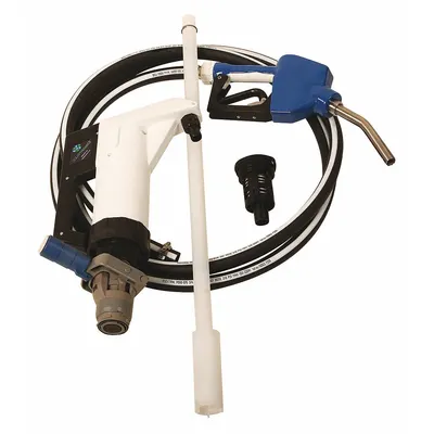 LIQUIDYNAMICS INC. Hand Pump: Lever, Pump with Hose, Nozzle & Spout, 10 oz per stroke, Piston - Lever Handle DEF Transfer Pumps