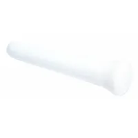 This pestle is designed for use with standard mortars in laboratory and industrial settings. It is used for grinding, crushing, or mixing solid materials during sample preparation, chemical analysis, and material testing. The 130 mm length provides adequate reach for typical mortar sizes