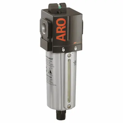 ARO Filter: Coalescing, 1/2 in NPT, 0.3 micron, 197 scfm, 250 psi Max Op Pressure - ARO FRL Air Filters
