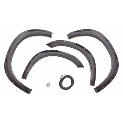 LUND Fender Flares: Fender Flares, Rivet, ABS, 2010 to 2017 Dodge Ram 2500, 3500