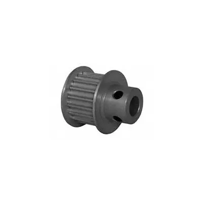 Dayton Timing Pulley: Curvilinear, Fixed, For 9 mm Belt Wd, 18 Teeth, 3 mm Pitch - HTD Section Fixed-Bore Timing Pulleys with Hub