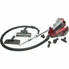 This ATRIX corded canister vacuum features HEPA-rated filtration for capturing fine particles. It has a 6 ft hose with 1 1/8 in diameter and bagless debris collection. Suitable for dry debris in industrial and commercial settings where airborne contaminant control is needed.