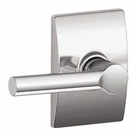 This SCHLAGE passage lever lockset is designed for interior doors where locking is not required, such as hall or closet doors. It features a Century style lever with a bright chromium-plated brass finish and ANSI F75 function. Not ADA compliant or ligature-resistant